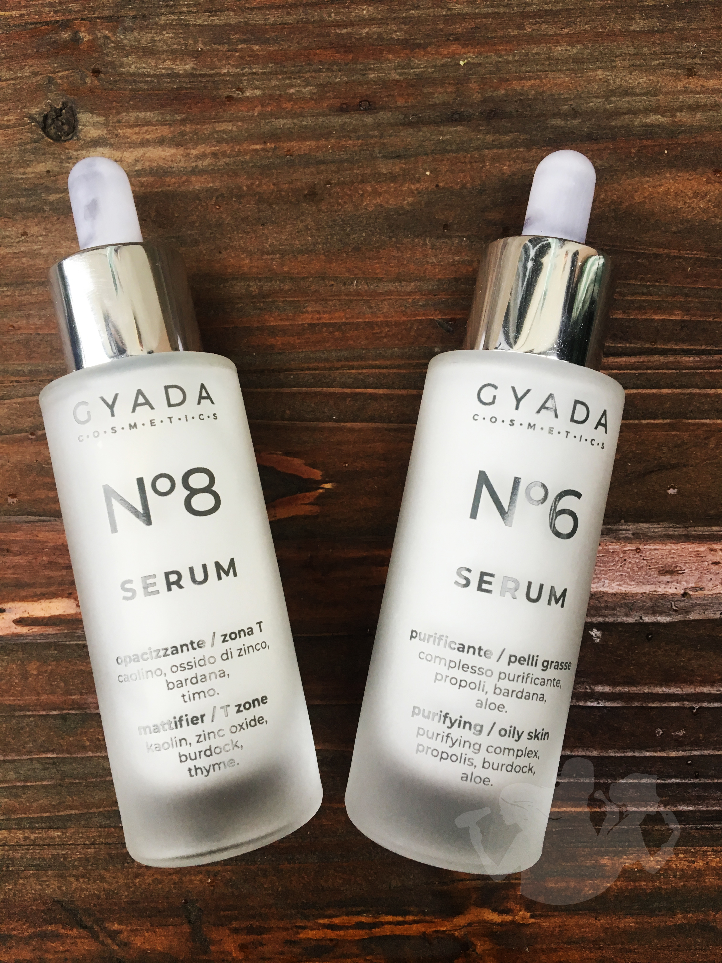 Serum  n°6 e n°8 di Gyada Cosmetics